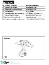 Makita DDF481 Cordless Driver Drill Användarmanual