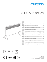 ensto BETA-MP Series Användarmanual