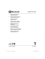 EINHELL TE-CD 12-1 3X-Li Användarmanual