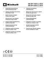 EINHELL GE-DP 7330 LL ECO Användarmanual