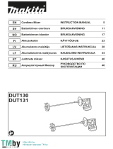 Makita DUT130, DUT131 Cordless Mixer Användarmanual