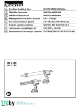 Makita DCG140 Cordless Caulking Gun Användarmanual