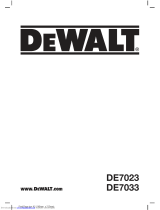DeWalt DE7023 Användarmanual