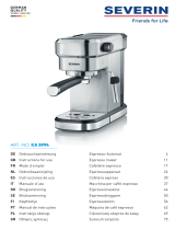 SEVERIN KA 5994 Espresso Machine Användarmanual