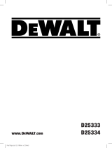 DeWalt D25333 Användarmanual