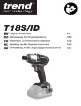 Trend T18S/IDB 18V Li-Ion TXLi Brushless Cordless Impact Driver Användarmanual