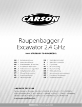 Carson Raupenbagger Excavator 2.4 GHz Användarmanual
