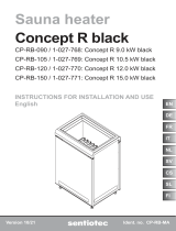 Sentiotec CP-RB-090 Concept R Black Användarmanual