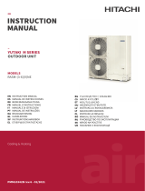 Hitachi RASM-(3-6)(V)NE YUTAKI Series Outdoor Unit Användarmanual