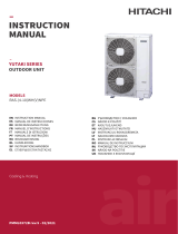 Hitachi RAS-(4-10)WH(V)NPE YUTAKI Series Outdoor Unit Användarmanual