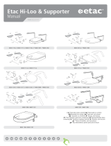 Etac Supporter Toilet Armrests Användarmanual
