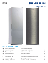 SEVERIN KGK 8905, 8906 Refrigerator Freezer Användarmanual