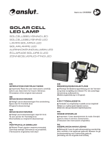 Anslut Solar Cell LED Lamp Användarmanual