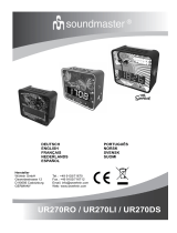 Soundmaster UR270RO Användarmanual