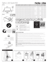 hidealite Optic L G2 Användarmanual
