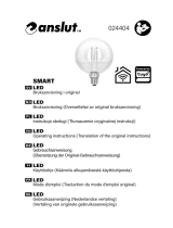 Anslut 024404 LED Smart Dimmable Bulb Användarmanual