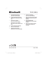 EINHELL TE-CS 18/89 Li Cordless Mini Handheld Circular Saw Användarmanual