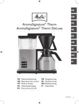 Melitta AromaSignature Therm Användarmanual