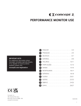 Concept2 PM5 Indoor Rower Performance Monitor Användarmanual