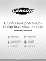 Carson 2.4 GHz Dump Truck Volvo Användarmanual