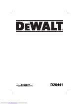 DeWalt D26441 Användarmanual