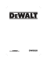DeWalt DWS520KT Bruksanvisning