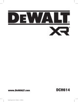 DEWALT XR DCH614 Användarmanual