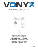 Vonyx WM62 UHF Användarmanual