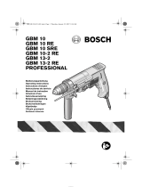 Bosch gbm 10 Användarmanual