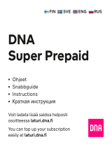 DNA FI--GSM-0002 Super Prepaid SIM Card Bruksanvisningar