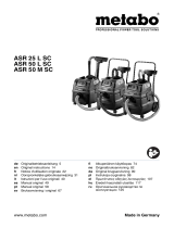 Metabo ASR 25 L SC Bruksanvisningar