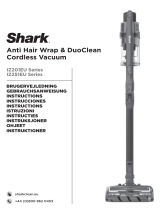 Shark IZ201EU, IZ251EU Series Anti Hair Wrap and DuoClean Cordless Vacuum Bruksanvisningar
