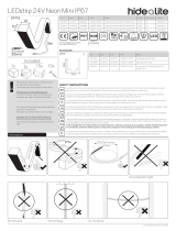 hidealite LEDstrip Bruksanvisningar
