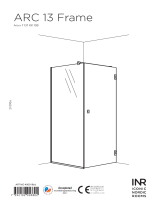 INR ARC 13 Frame Shower Corner Customized – Polished Användarguide