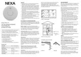 Nexa WSA-102 Optical Smoke Alarm for Wireless Connection in Series Användarguide