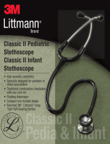 3M Littmann Classic II Pediatric, Infant Stethoscope Användarguide