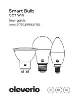 Cleverio CCT WiFi Smart Bulb Användarguide