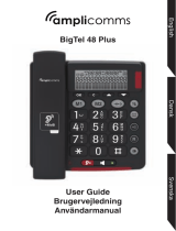 Amplicomms BigTel 48 Plus Big Button Corded Amplified Telephone Användarguide