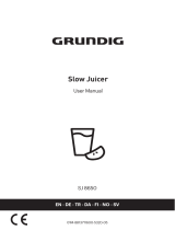 Grundig SJ 8650 Användarmanual