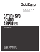 Sub-Zero SUB-ZERO SZ-SATURN-5VC Saturn 5VC Combo Amplifier Användarmanual