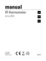 UNI-T 40725 IR Thermometer Användarmanual