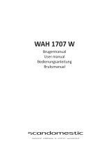 ScanDomestic WAH 1707 W Användarmanual