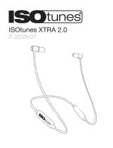 ISO Tunes Xtra 2.0 Earplug Headphone Användarmanual