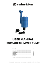 swim and fun Surface Skimmer Pump Användarmanual