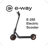 e-way e-way E-500 Electric Scooter Användarmanual