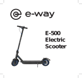 e-way E-500 Electric Scooter Användarmanual