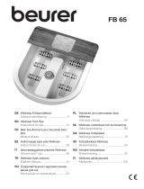 Beurer FB-65 Wellness Foot Spa and Bubble Foot Massage Användarmanual