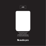 Audio Pro A10 Användarmanual