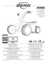 BERG GO² Push Car Blue Baby Walker Användarmanual