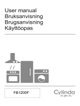 CYLINDA FB1200F Användarmanual